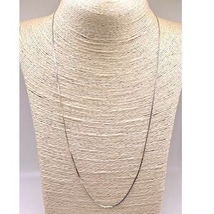 Vintage 925 ITALY STERLING SILVER Chain Necklace 23”